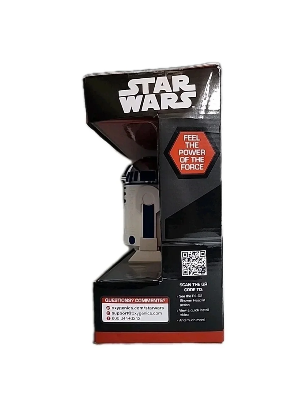 STAR WARS R2-D2 Shower Head No Tools Amplifying Technology Oxygen-Infused Water